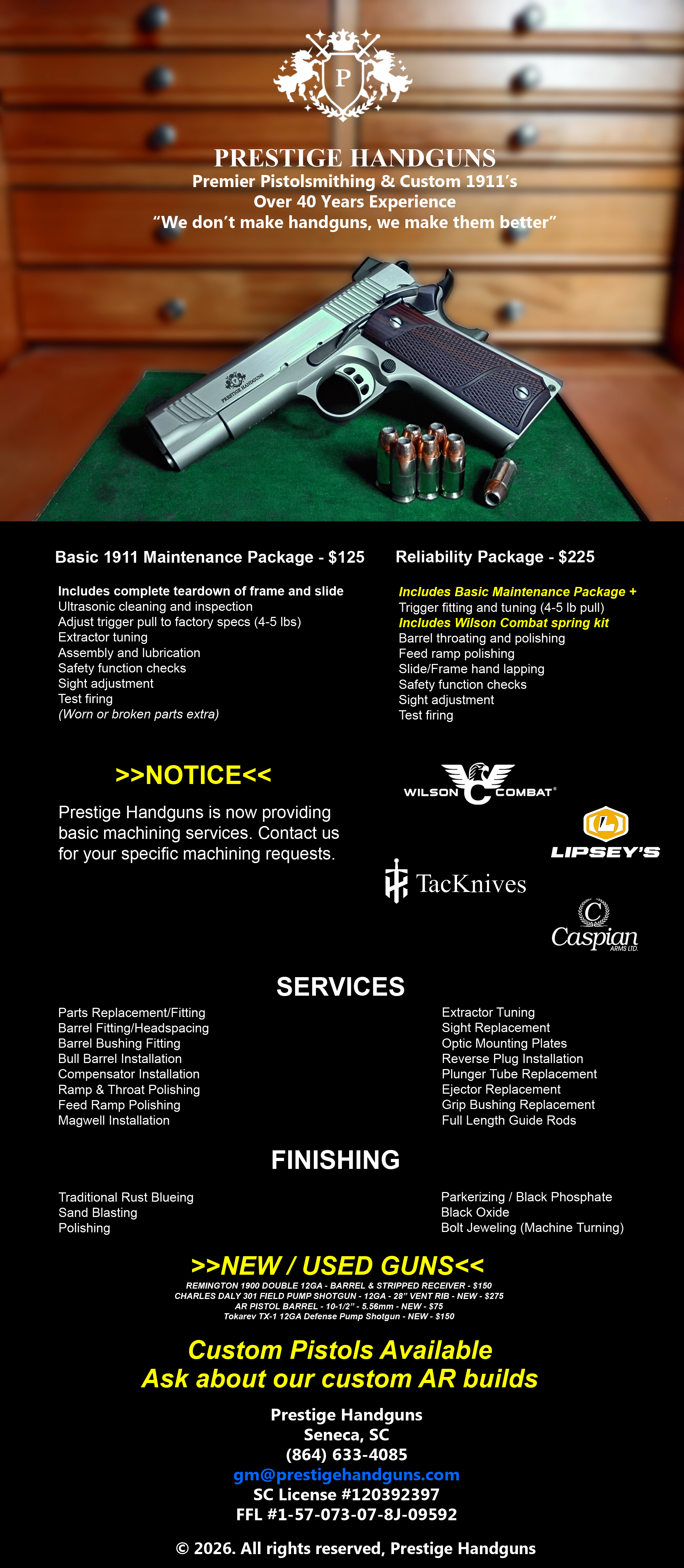 Prestige Handguns Main Image